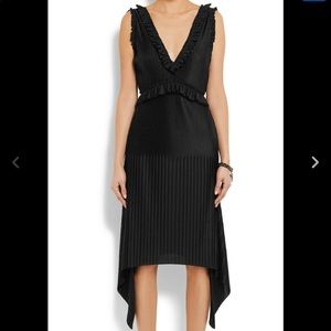 Givenchy pleated and ruched midi dress